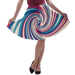 Lollipop A-line Skater Skirt by Valentinaart