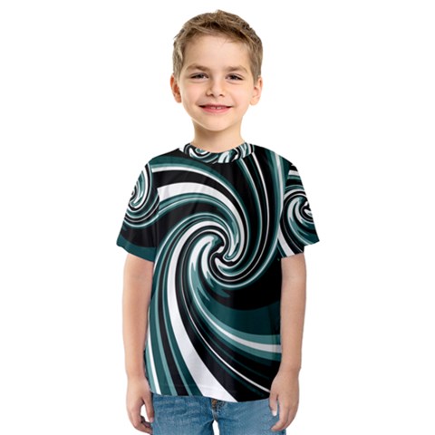 Elegant Twist Kids  Sport Mesh Tee by Valentinaart