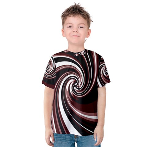 Decorative Twist Kids  Cotton Tee by Valentinaart