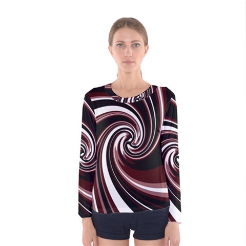 Decorative Twist Women s Long Sleeve Tee by Valentinaart