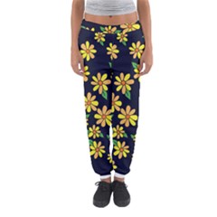 Daisy Flower Pattern For Summer Women s Jogger Sweatpants