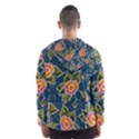 Floral Fantsy Pattern Hooded Wind Breaker (Men) View2