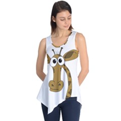 Giraffe  Sleeveless Tunic by Valentinaart