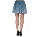 Ombre Retro Geometric Pattern Skater Skirt View2