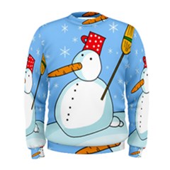 Snowman Men s Sweatshirt by Valentinaart