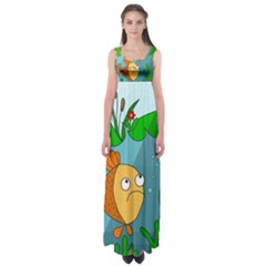 Are You Lonesome Tonight Empire Waist Maxi Dress