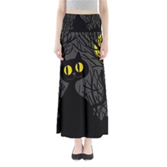 Black Cat - Halloween Maxi Skirts