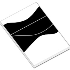 Black And White Large Memo Pads