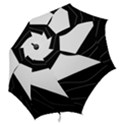 White and black decorative design Hook Handle Umbrellas (Medium) View2