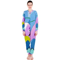 Under The Sea Onepiece Jumpsuit (ladies)  by Valentinaart