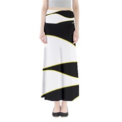 Yellow, Black And White Maxi Skirts