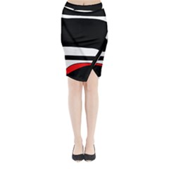 Fantasy Midi Wrap Pencil Skirt