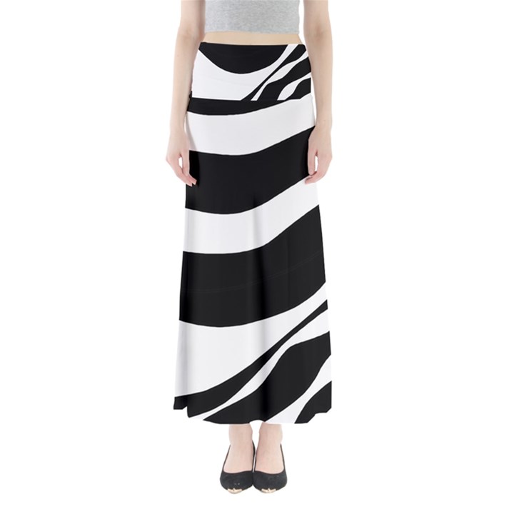 White or black Maxi Skirts