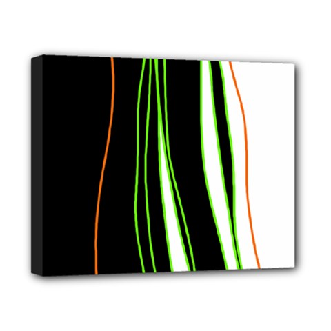 Colorful lines harmony Canvas 10  x 8 