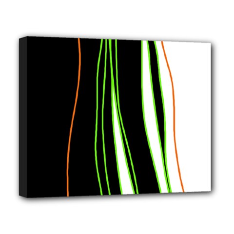 Colorful lines harmony Deluxe Canvas 20  x 16  