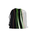 Colorful lines harmony Drawstring Pouches (Medium)  View2