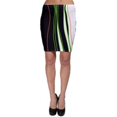 Colorful lines harmony Bodycon Skirt