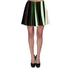 Colorful lines harmony Skater Skirt