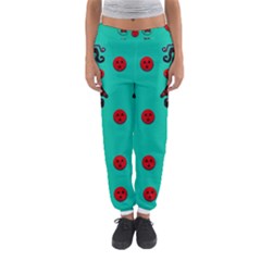 Dancing In Polka Dots Women s Jogger Sweatpants by pepitasart