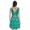 Dancing In Polka Dots Split Back Mini Dress  View2