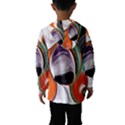 Abstract Orb in Orange, Purple, Green, and Black Hooded Wind Breaker (Kids) View2