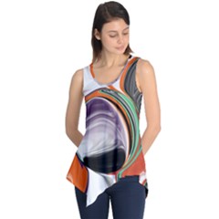 Abstract Orb Sleeveless Tunic