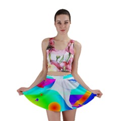 Abstract Color Dream Mini Skirt by icarusismartdesigns