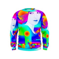 Abstract Color Dream Kids  Sweatshirt