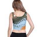 Sun-Ray Swirl Design Crop Top View3