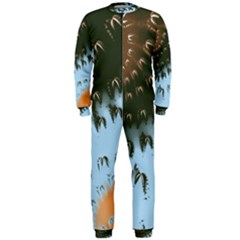 Sun-ray Swirl Design Onepiece Jumpsuit (men) 