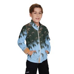 Sun-ray Swirl Design Wind Breaker (kids) by digitaldivadesigns