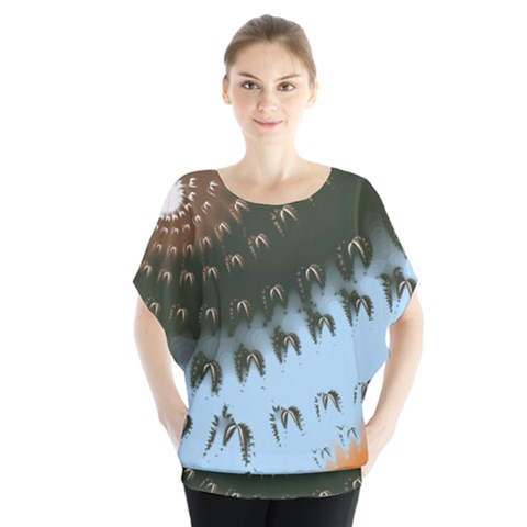 Sun-ray Swirl Design Blouse by digitaldivadesigns