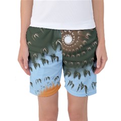 Sunraypil Women s Basketball Shorts by digitaldivadesigns