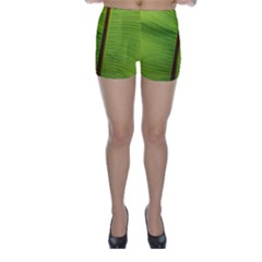 Ensete Leaf Skinny Shorts by picsaspassion