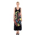 Colorful abstract spot Sleeveless Maxi Dress View1