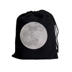 Full Moon At Night Drawstring Pouches (extra Large)