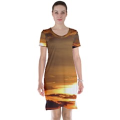 Summer Sunset Short Sleeve Nightdress by picsaspassion