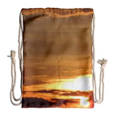 Summer Sunset Drawstring Bag (large) by picsaspassion