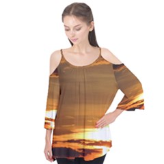 Summer Sunset Flutter Tees