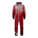 Red - White Tulip flower Hooded Jumpsuit (Kids) View1