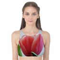 Red Tulips Tank Bikini Top View1