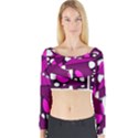 Something purple Long Sleeve Crop Top View1