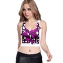 Something purple Racer Back Crop Top View1