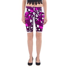 Something Purple Yoga Cropped Leggings