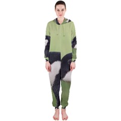 Goose Bird In Nature Hooded Jumpsuit (ladies)  by picsaspassion