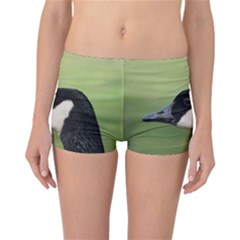 Goose Bird In Nature Reversible Boyleg Bikini Bottoms by picsaspassion