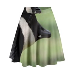 Goose, Black And White High Waist Skirt