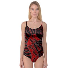 Red Dragon Camisole Leotard 