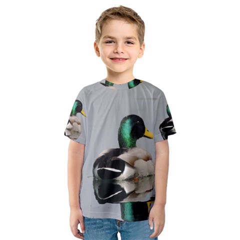 Swimming Duck Kids  Sport Mesh Tee by picsaspassion