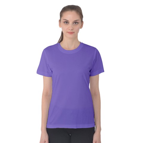 Lilac - Purple Color Design Women s Cotton Tee by picsaspassion